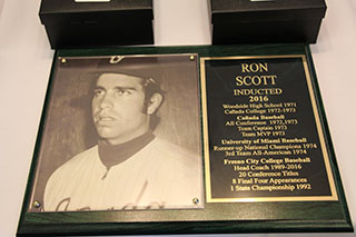 Ron Scott Plaque